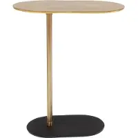 Kare design Bijzettafel Slide zwart en goud