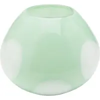 Kare design Vaas Punti groen en wit 20cm