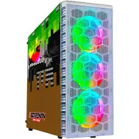 Screenon - Minecraft Gaming PC White - Ryzen 3 - RX 550 - 16GB RAM - 500GB SSD - Windows 11 Pro + WiFi & Bluetooth!