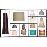 Kare design Wandlamp Parecchi Art House 12-Lichts B185 X H110 Cm - Multikleur