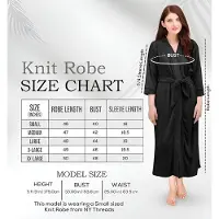 Karma Luxueuze Dames Ochtendjas | Superzachte Katoenen Gebreide Badjas | Lichtgewicht Badjas, Lounge Wear en Nachtkleding voor het hele Seizoen | Perfect Cadeau voor Dierbaren maat L