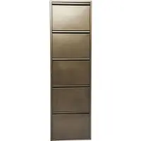Kare design Schoenenkast Caruso bronze 5 laden