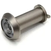 Dulimex | Deurspion brandwerend 60 min | 200 graden | Ø14 mm | deurdikte 35-55 mm | RVS finish