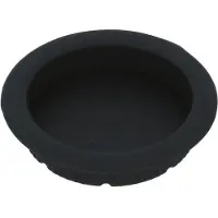 Online Deurbeslagshop Schuifdeurkom rond 59 mm mat zwart