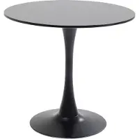 Kare design Eettafel Schickeria Ø80cm zwart