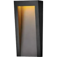 HINKLEY LED Wand Buitenlamp Taper | 8W 3000K 650Lm 830 | IP44 | Dimbaar | Textured Black
