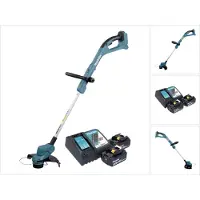Makita DUR 193 RG accu-graskantensnijder 18 V 260 mm + 2x accu 6,0 Ah + oplader
