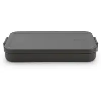 Brabantia Make & Take Lunchbox - Plat - Kunststof - Dark Grey