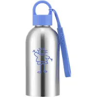 Bodum | Melior Waterfles / Drinkfles voor kinderen | Roestvrijstaal (RVS) | 0.3L Blauw