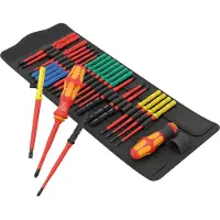Wera 05006617001 26-delig Kraftform Kompakt VDE Big Pack 1 Wisselklingenset In Etui