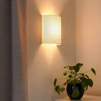 Duolla Wandlamp Celine, crème / amber, Woon-/ Eetkamer, Textiel / Stof / Zijde, Wandlamp