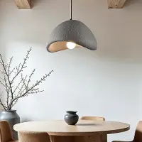 LumenXL Wabi Sabi hanglamp Cemento grijs steeneffect - 60 x 47 cm