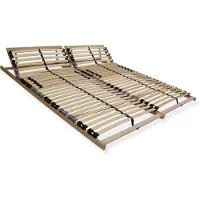 Sleepneo Lattenbodem 200x200 cm (2x 100x200) - verstelbaar hoofdbord - - bedbodem