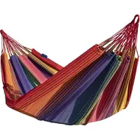 Finesse COLOMBIAANSE hangmat - 2 persoons - EXTRA STEVIG - UV bestendig katoen - multicolor - Arriba