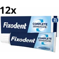 Fixodent Kleefpasta Complete Fresh - 12 x 47 gram - Voordeelverpakking (vervanger van Original)