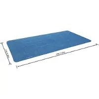 Bestway Isolerend Noppenfolie – 732 x 366 cm Solar Afdekzeil Rechthoekige zwembad