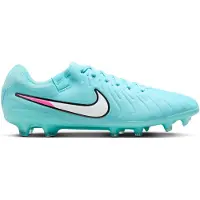Nike Tiempo Legend 10 Pro Gras Voetbalschoenen (FG) Lichtblauw Wit Felroze