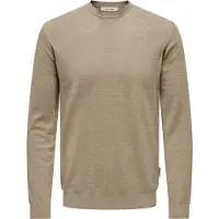 Only & Sons Trui 'ONSLoui' donkerbeige
