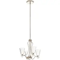 Quintiesse LED Kroonluchter | 24W 3000K 1625Lm 30 | IP44 | Polished Nickel