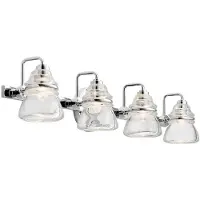 Kichler LED Badkamerarmatuur Talland | 3W 3000K 300Lm 830 | IP44 | Dimbaar | Polished Chrome