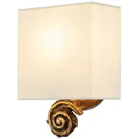 Flambeau LED Wandlamp Swirl | 1X E27 Max 60W | Gold Leaf