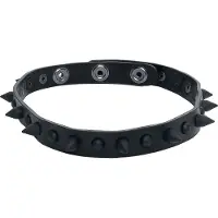 Rock Rebel by EMP - Gothic Choker - Black Studs - voor Vrouwen - zwart - Maat Standard