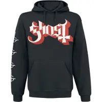 Ghost Trui met capuchon - Papa Ring - S tot XXL - voor Mannen - zwart - Maat L