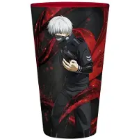Tokyo Ghoul - Anime Drinkglas - Kaneki & Mask - zwart-rood - Maat Standard