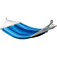 Finesse Potenza Hangmat met SPREIDSTOK - 2 persoons - EXTRA STEVIG - UV bestendig - Blauw - Acadia XL