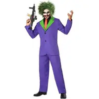 Atosa Paars Clown Kostuum
