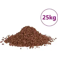 vidaXL Lavastenen 25 kg 5-8 mm rood