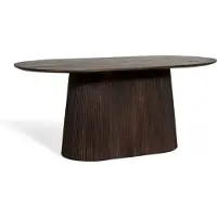 Fonq Grand Eettafel Donkerbruin Mangohout - 180 x 100 cm