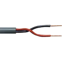 Tasker C276 flexibele OFC luidspreker kabel met dubbele mantel - 2x 2,50mm² / zwart - 100 meter