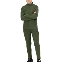 Cruyff Turn Tech Trainingspak Junior Olijfgroen - Zwart 164