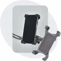 Voltano Telefoonhouder Fiets - 360 Graden Draaibaar - Zwart