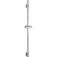 Wenko Glanzend zilverkleurige roestvrijstalen douchestang voor handdouche 90 cm Classic -