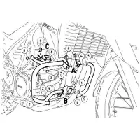 Hepco & becker Motorbeschermingsbeugel H+B XT 660 R/X, ZWART