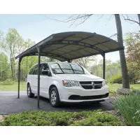 Canopia Palram - | Atlas 495x287 Cm Carport Enkel Donkergrijs Zonnegrijs