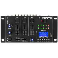 Vexus STM3030 Table de mixage 4 canaux Bluetooth USB SD MP3 LED