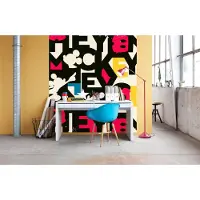 Overig Fotobehang Mickey Mixup - Meerkleurig - 2,50m X 280cm
