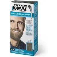 Just for men Schoonheidsproduct - Babaria - Jfm Bigote-Barba Licht Kastanje - 14g - Compact - Gemakkelijk schoon te maken