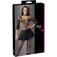 Cottelli - plissé minirok - zwart - L