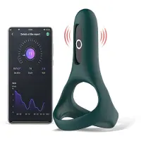 Magic Motion Rise - slimme, oplaadbare vibrerende penisring (groen)