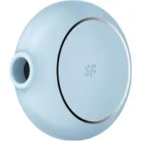 Satisfyer Pro To Go 3 - oplaadbare luchtdruk clitorisstimulator - blauw