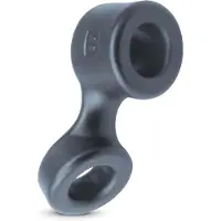 Huismerk Boners Cockring En Ballstretcher - Grijs