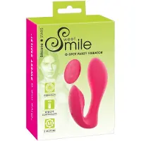Sweet Smile SMILE - vibrerende slip - draadloze oplaadbare 2-in-1 vibrator - roze