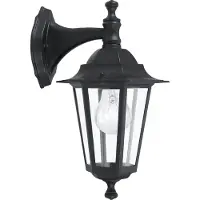 Eglo Laterna 4 Wand M Zwart 1 Lichtpunt