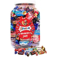 Celebrations Mars chocolademix "Bedankt juf!" - cadeau voor juf - Mars, Snickers, Twix, Bounty, Maltesers, Galaxy & MilkyWay - 1200g