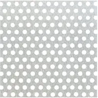 Alberts Geperforeerde Plaat - Aluminium - Brut - Ronde Perforatie Diam. 2mm - 600x1000x0,8mm