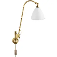 Gubi Wandlampe , Goud / Messing, Woonkamer, Metaal